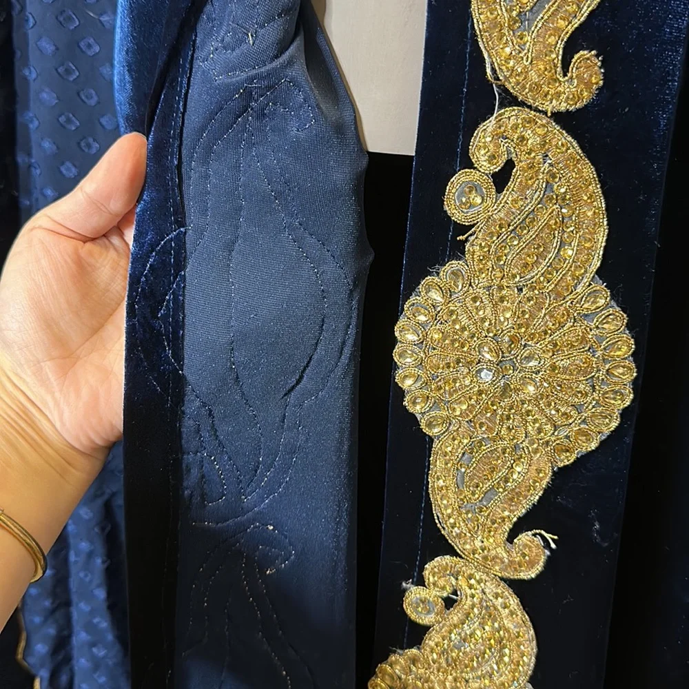 3pc Set Fully Handmade by Me🥰🫠 Velvet Hena or Elegant Turkish Dress - Picture 15 of 17